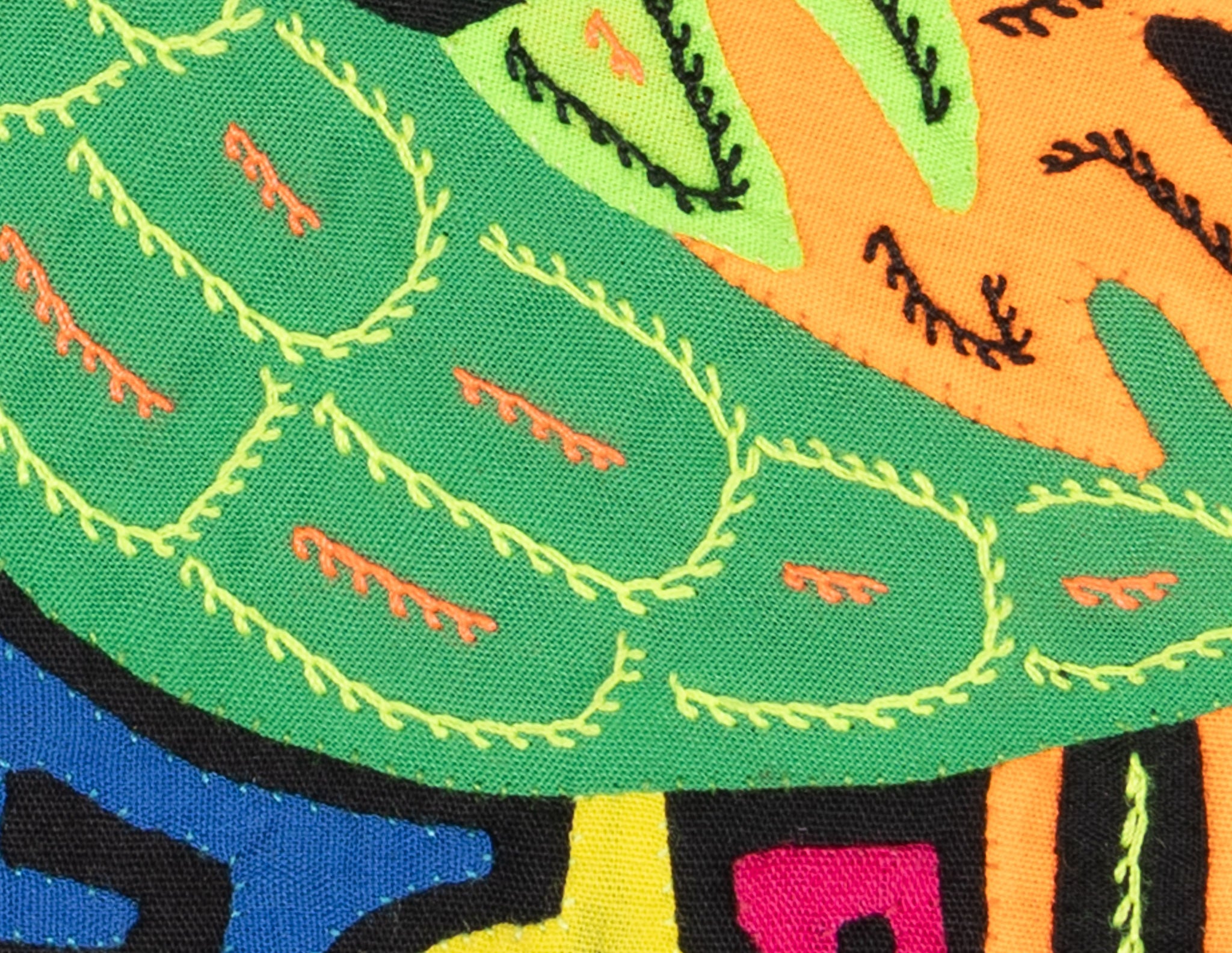 Multicolor Orange And Green Bird Molita