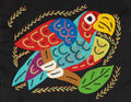 Multicolor Red And Blue Bird Molita