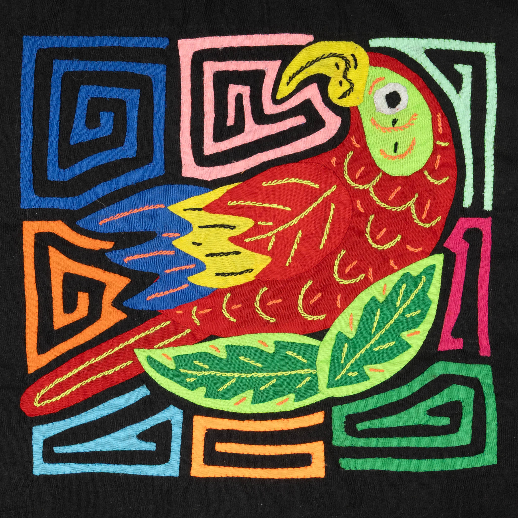 Multi-Color Parrot Bird Red And Blue Molita