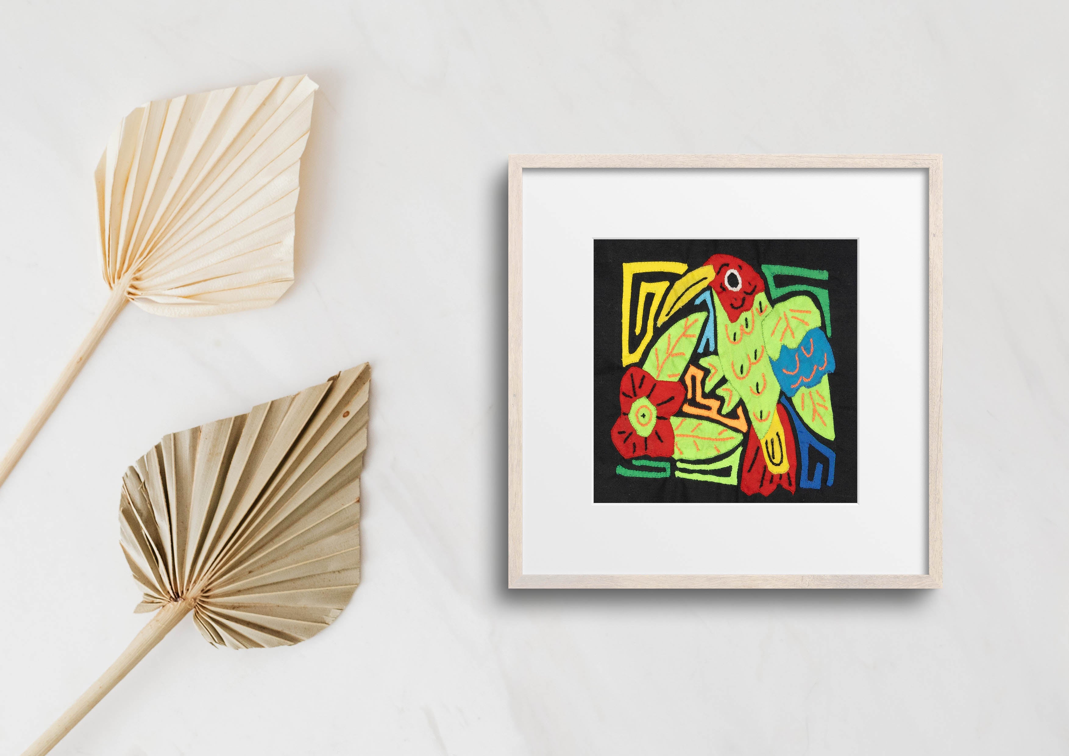 Multicolor Red And Green Bird Molita