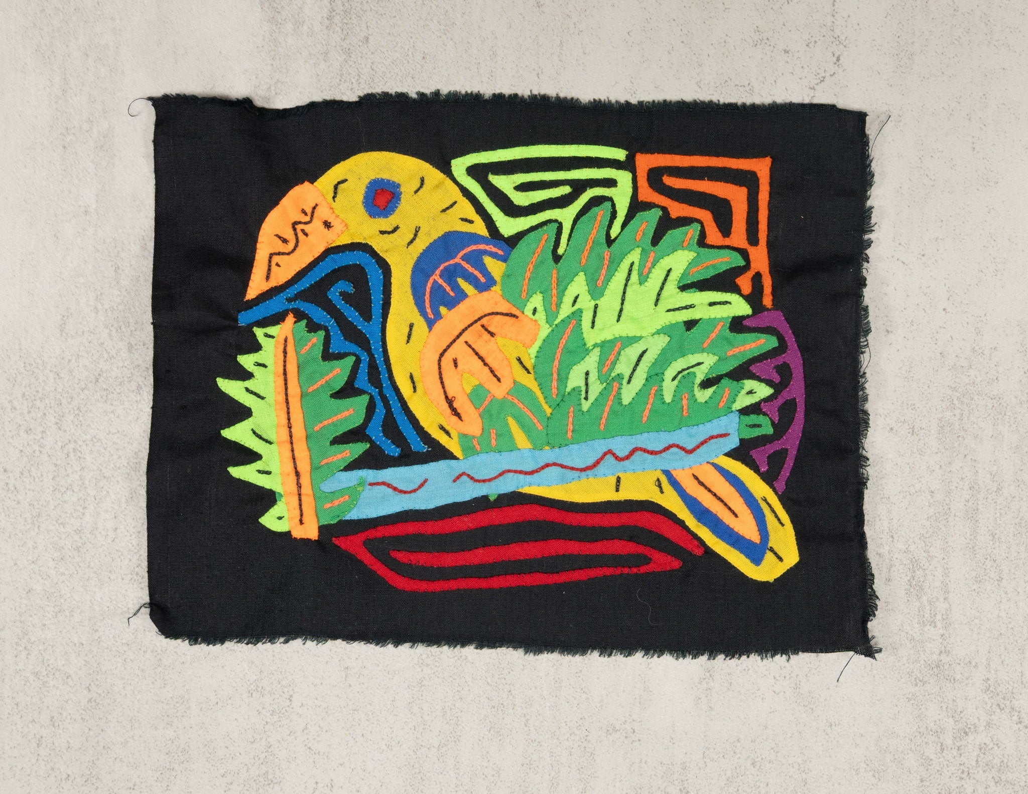Multicolor Green Orange And Yellow Molita
