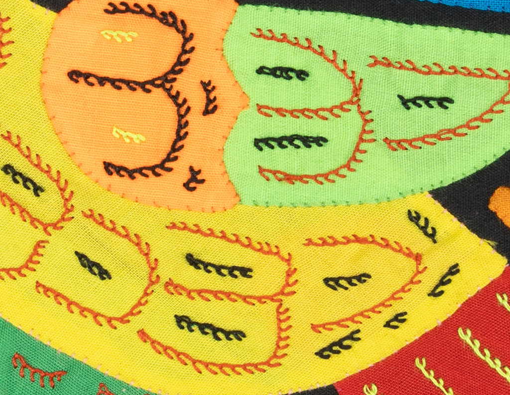Multicolor Yellow Green And Red Bird Molita