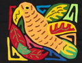 Multicolor Orange Yellow And Red Bird Molita
