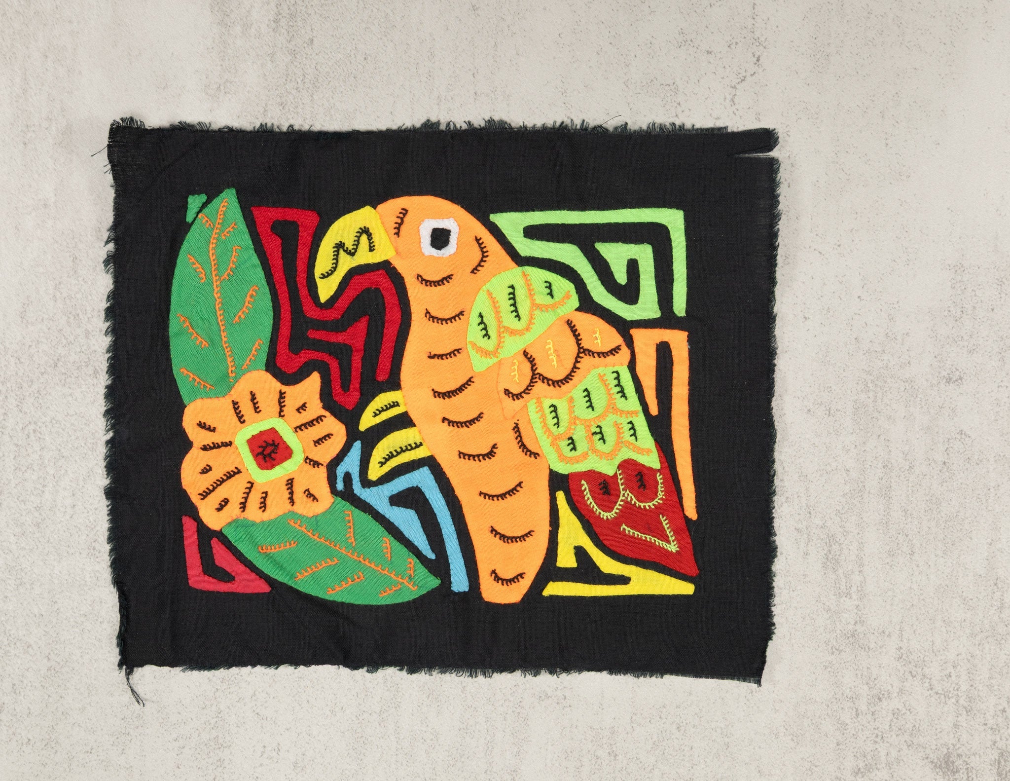 Multicolor Orange Green And Red Bird Molita
