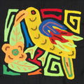 Multicolor Blue Yellow And Red Bird Molita