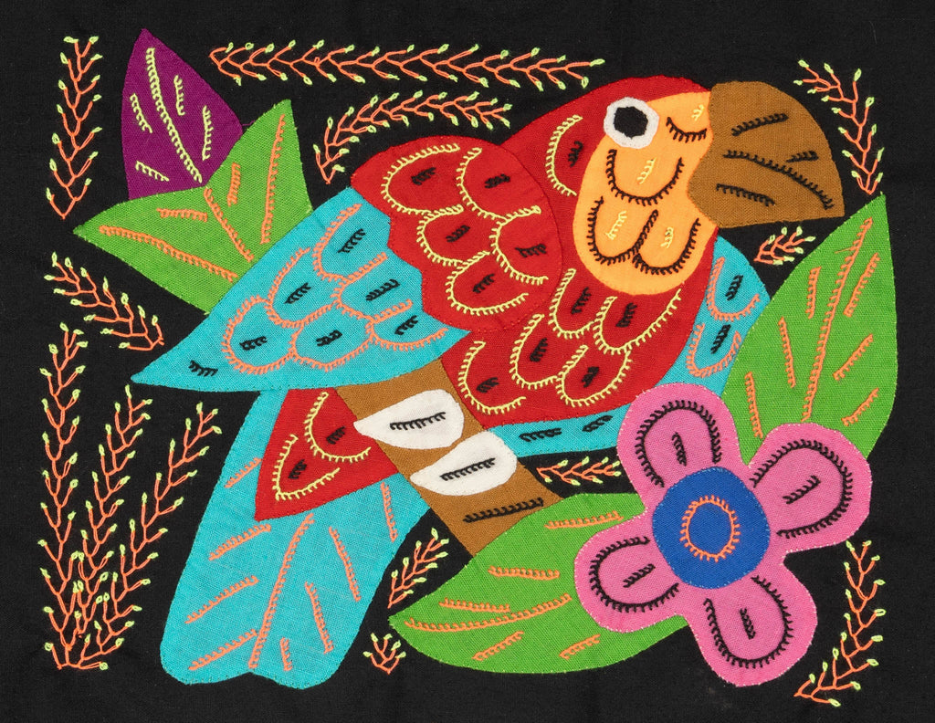 Multi-Color Parrot Bird Red And Blue Molita