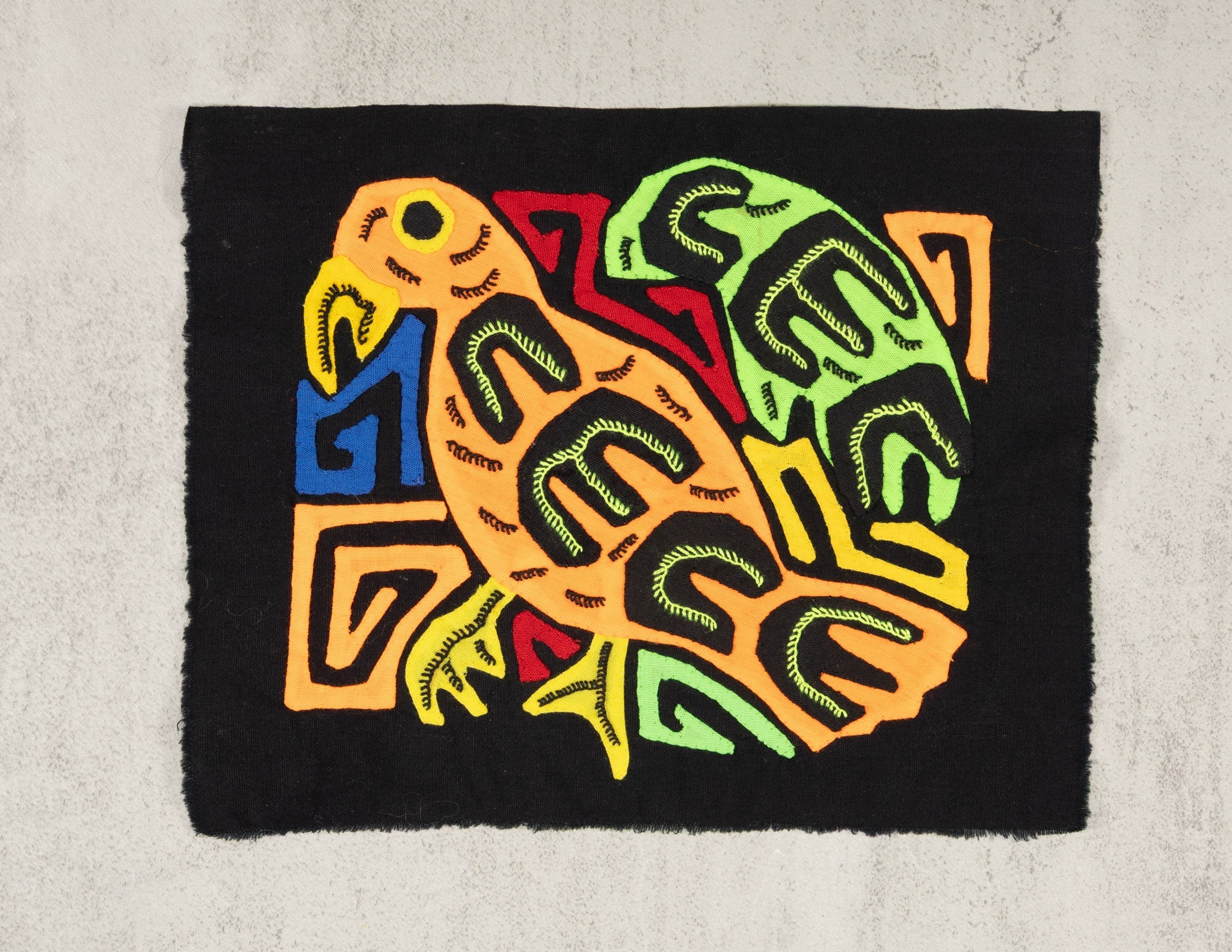 Multicolor Orange And Green Bird Molita