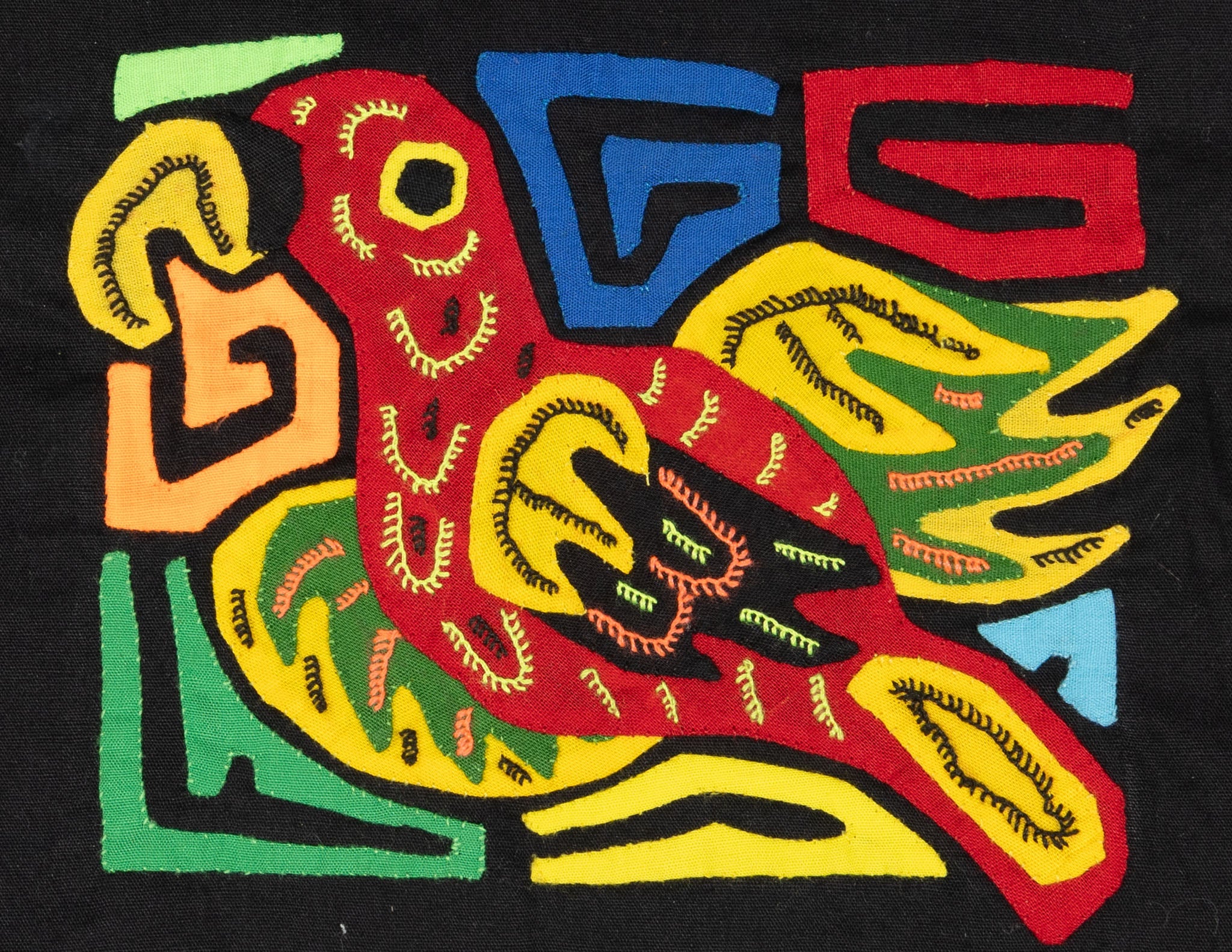 Multicolor Red And Yellow Molita