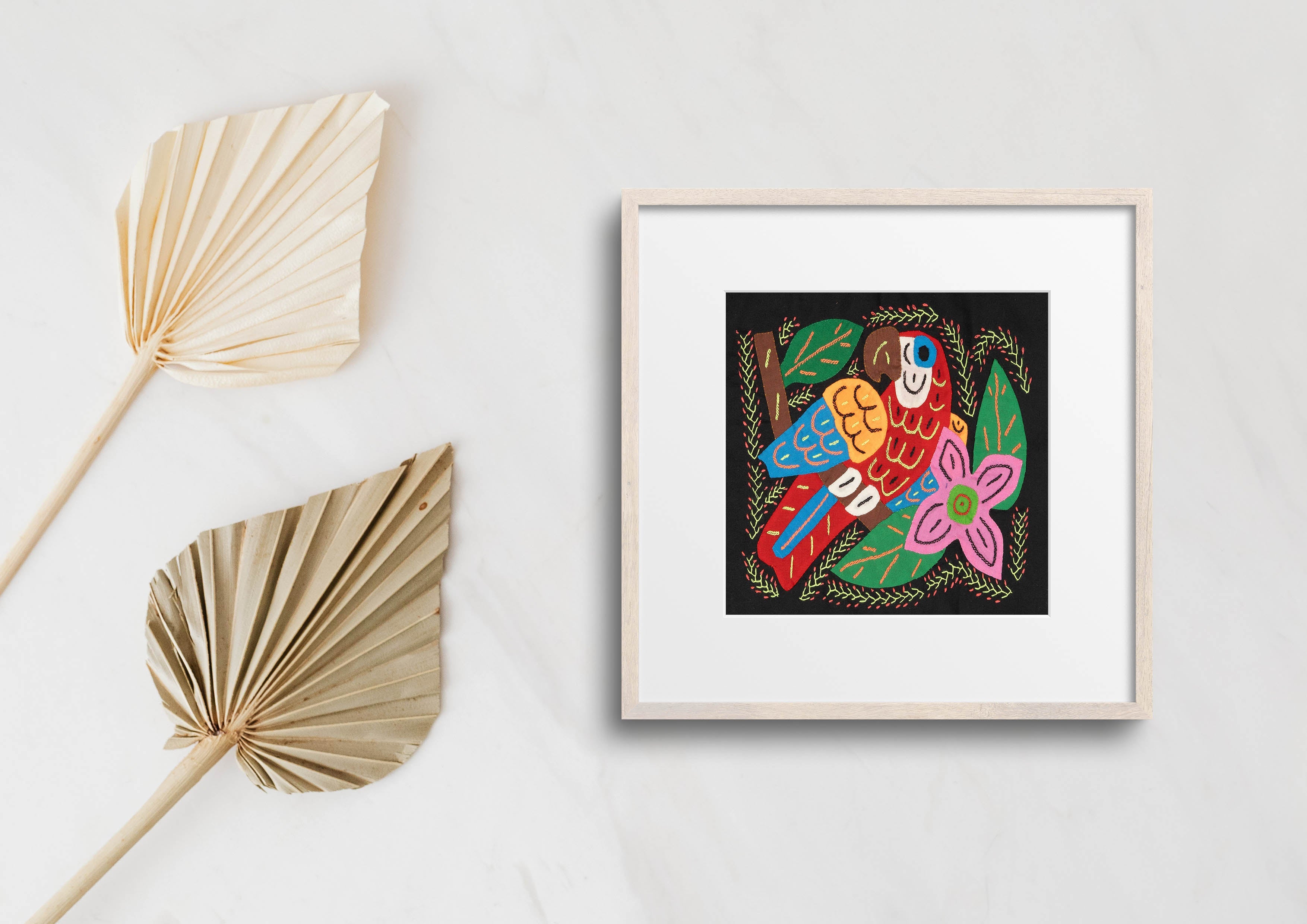 Multicolor Bird Red And Blue Molita