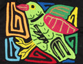 Multicolor Red And Green Bird Molita