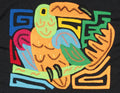 Multicolor Orange Green And Blue Molita
