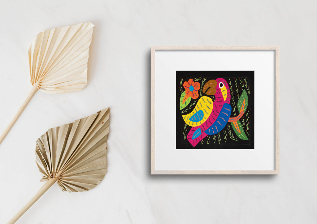 Multi-Color Parrot Bird Blue And Red Molita