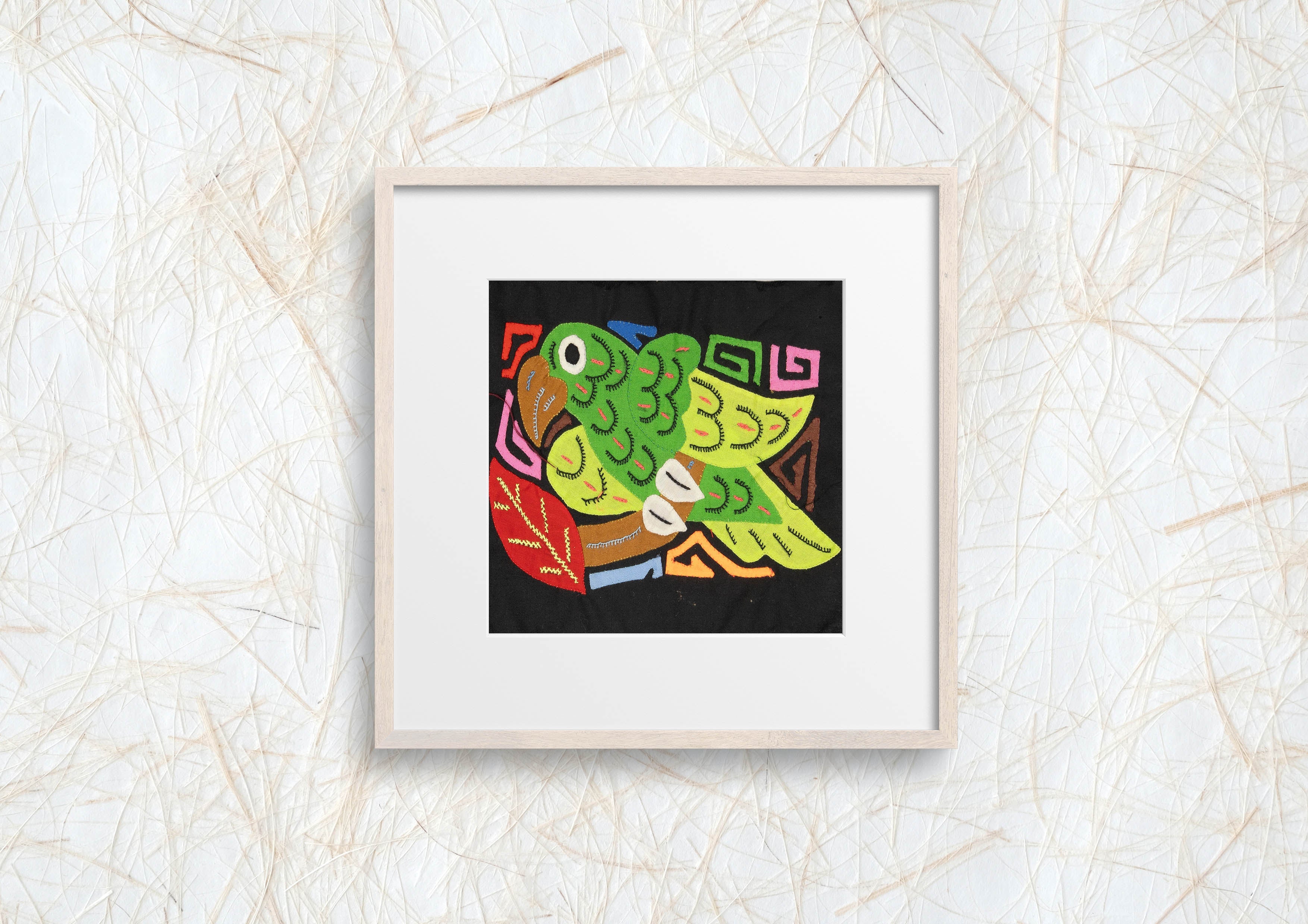 Multicolor Red Abd Green Bird Molita