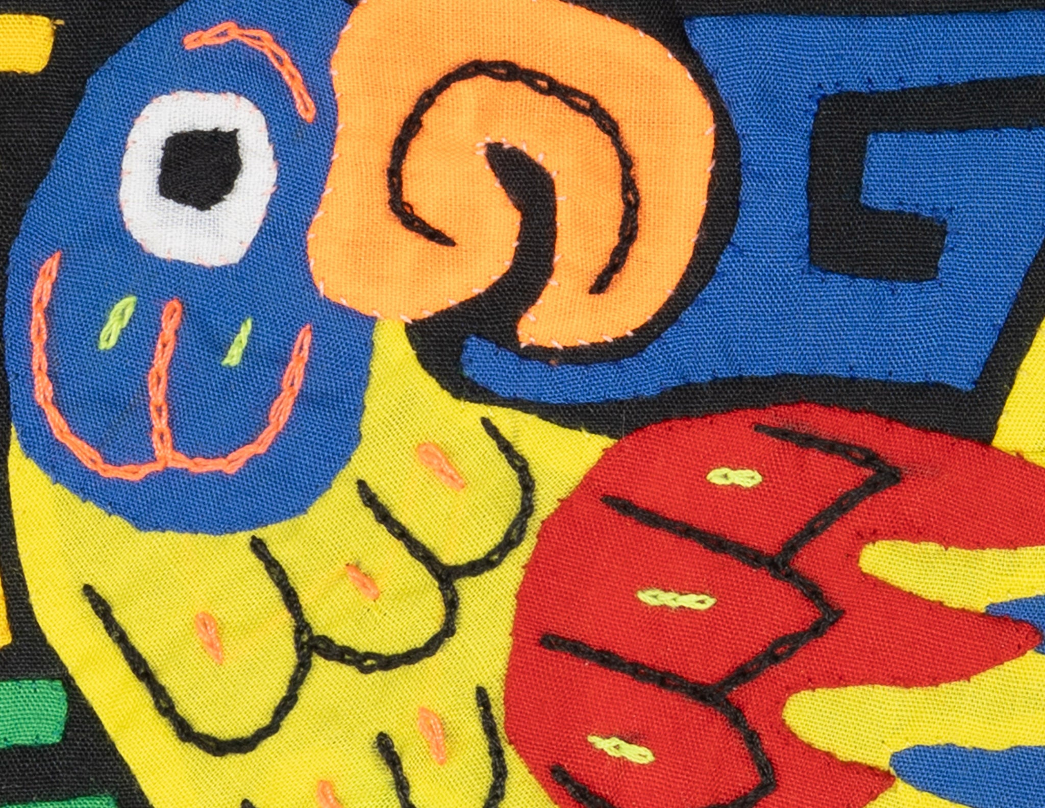 Multicolor Yellow Red And Blue Molita