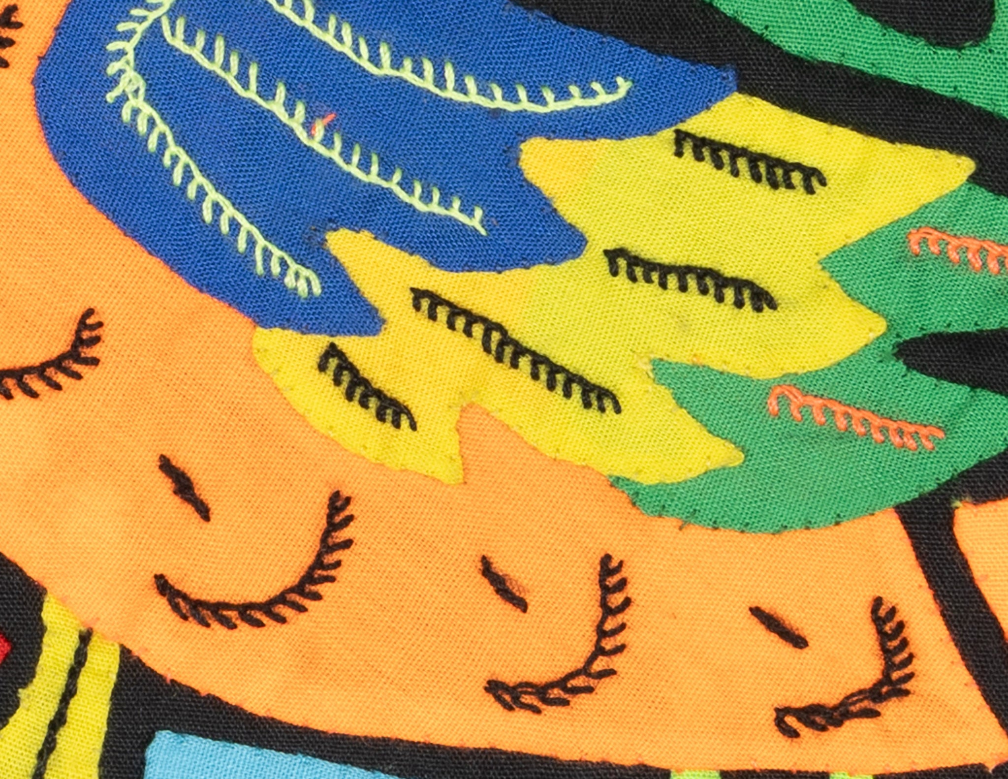 Multicolor Orange And Green Bird Molita