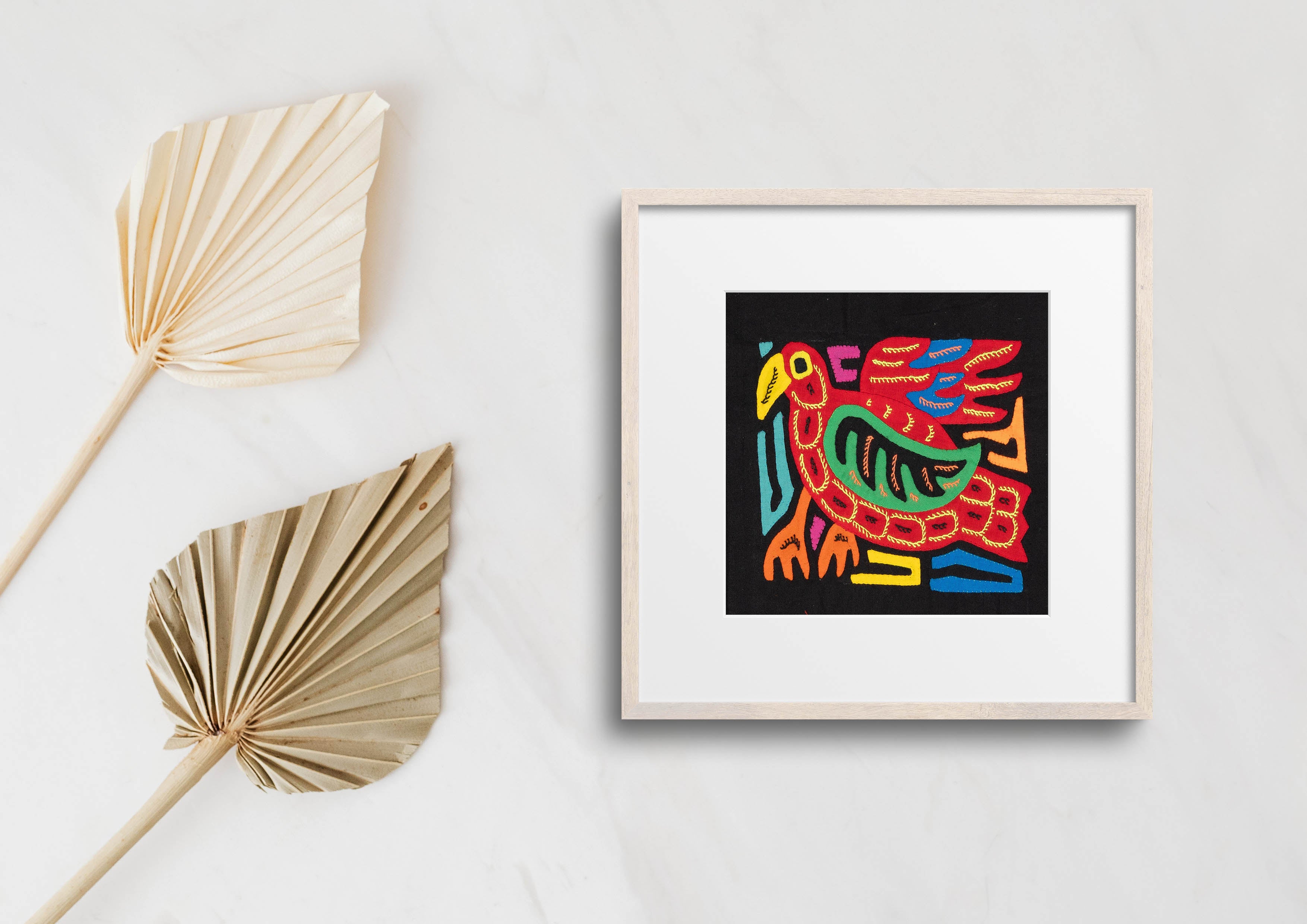 Multicolor Red And Green Bird Molita