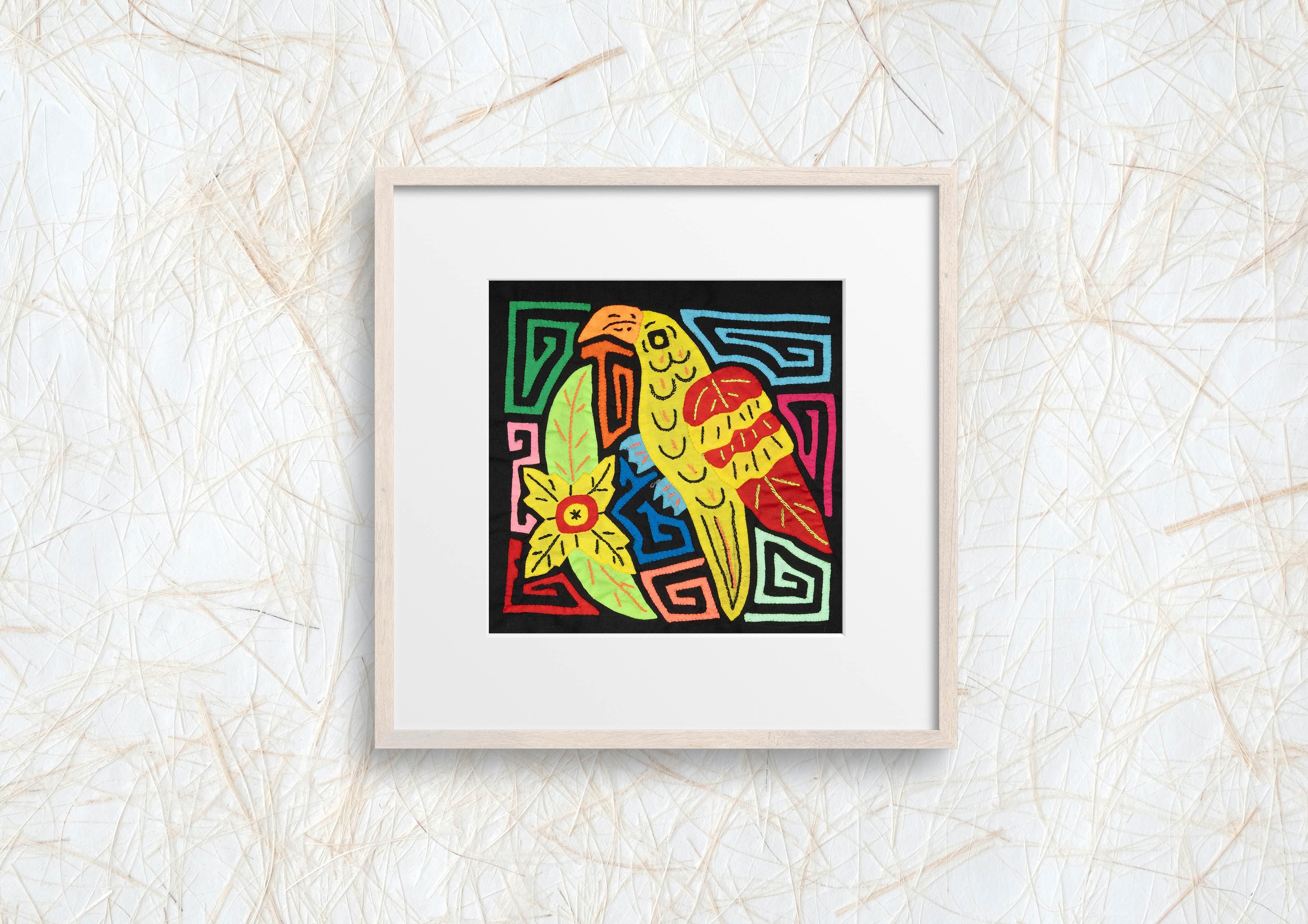 Multi-Color Bird Yellow And Red Molita