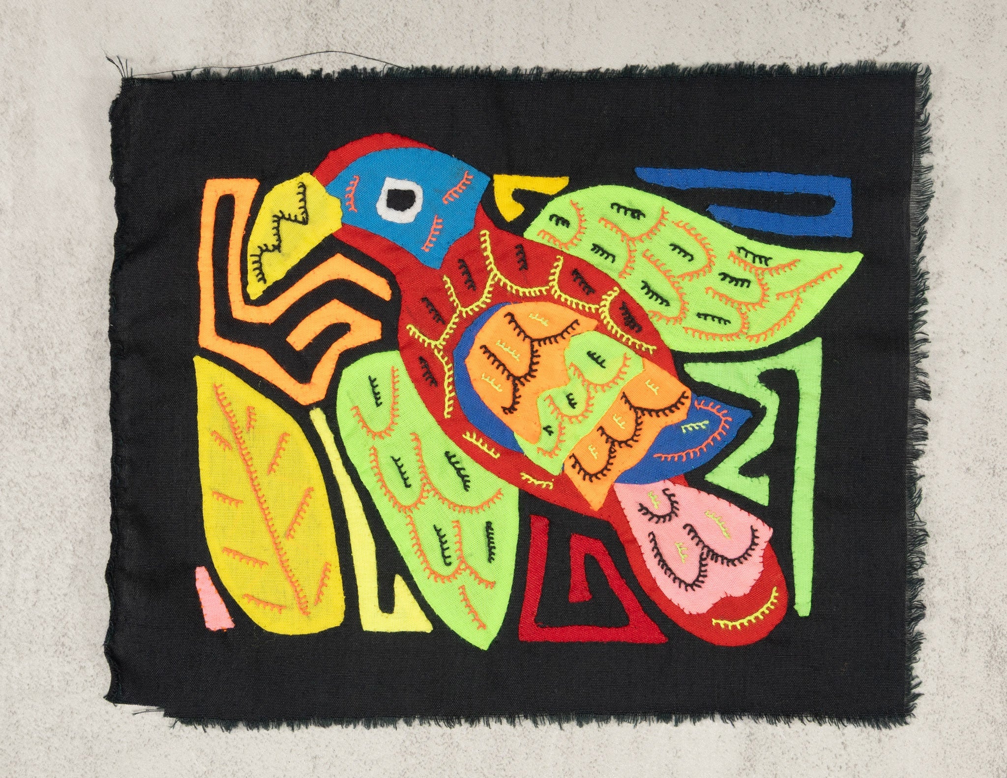 Multicolor Red And Green Bird Molita