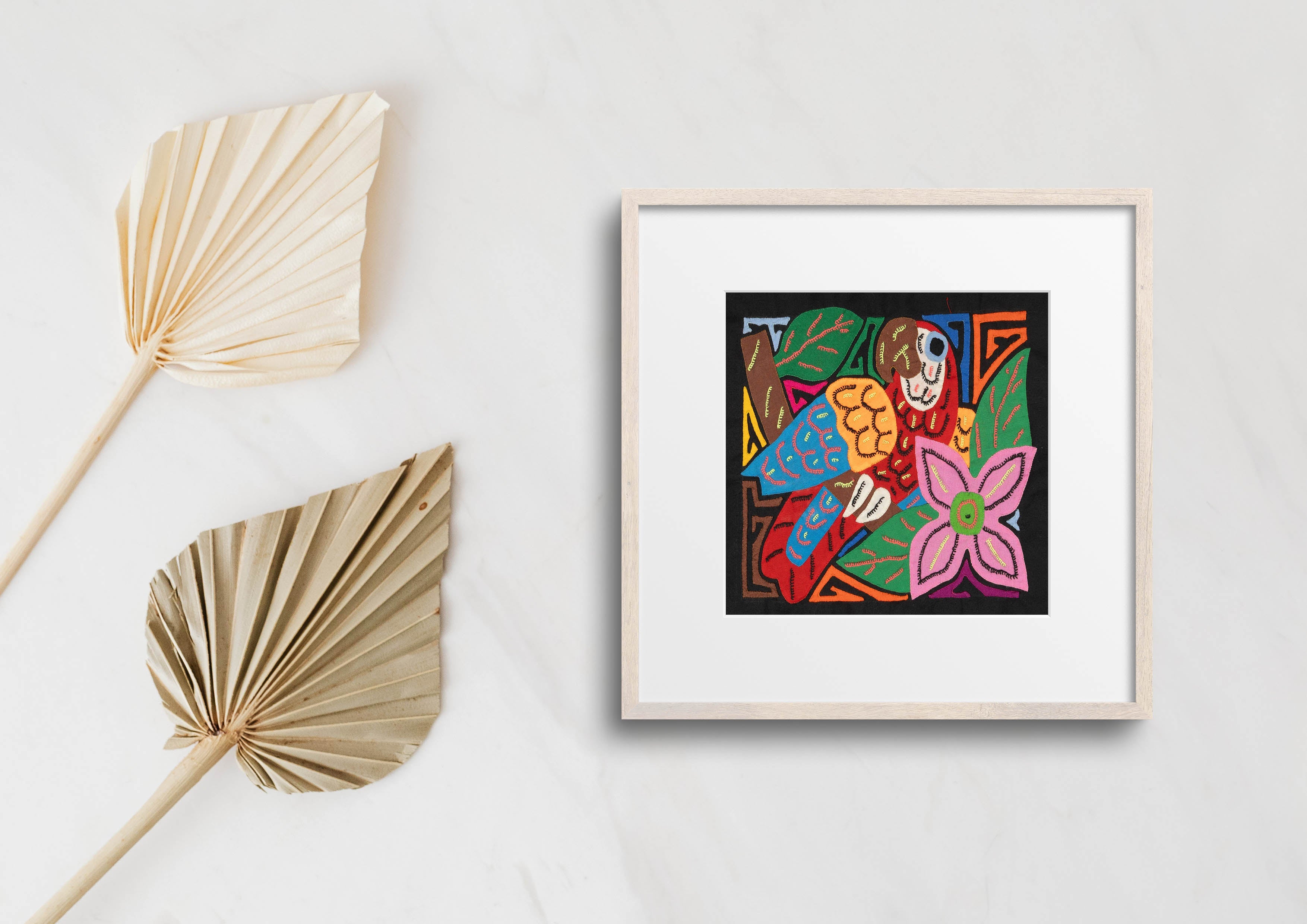 Multi-Color Bird Red And Blue Molita