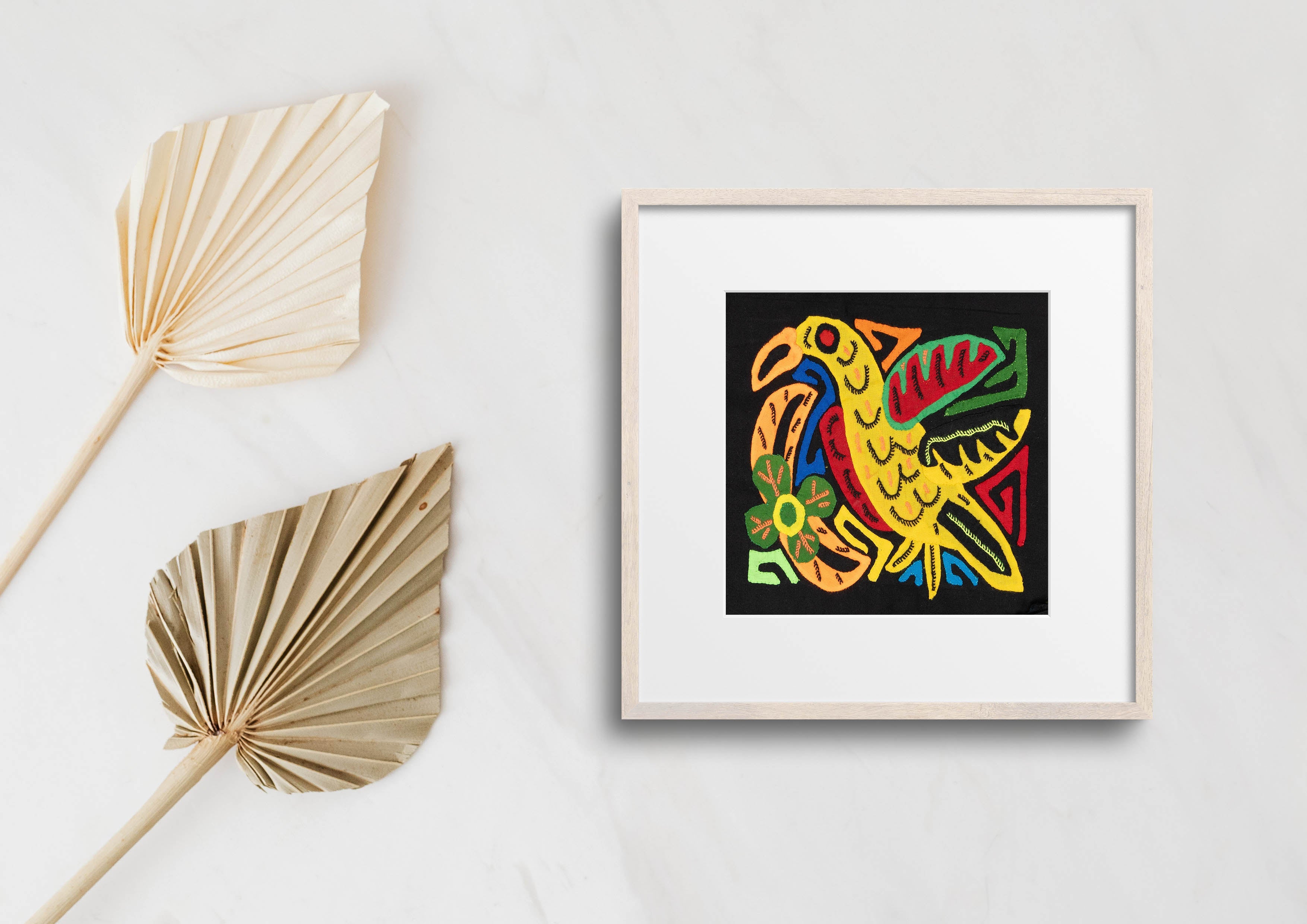 Multicolor Yellow Orange And Red Bird Molita