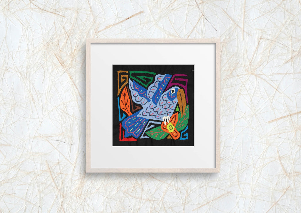 Multi-Color Bird Blue Molita