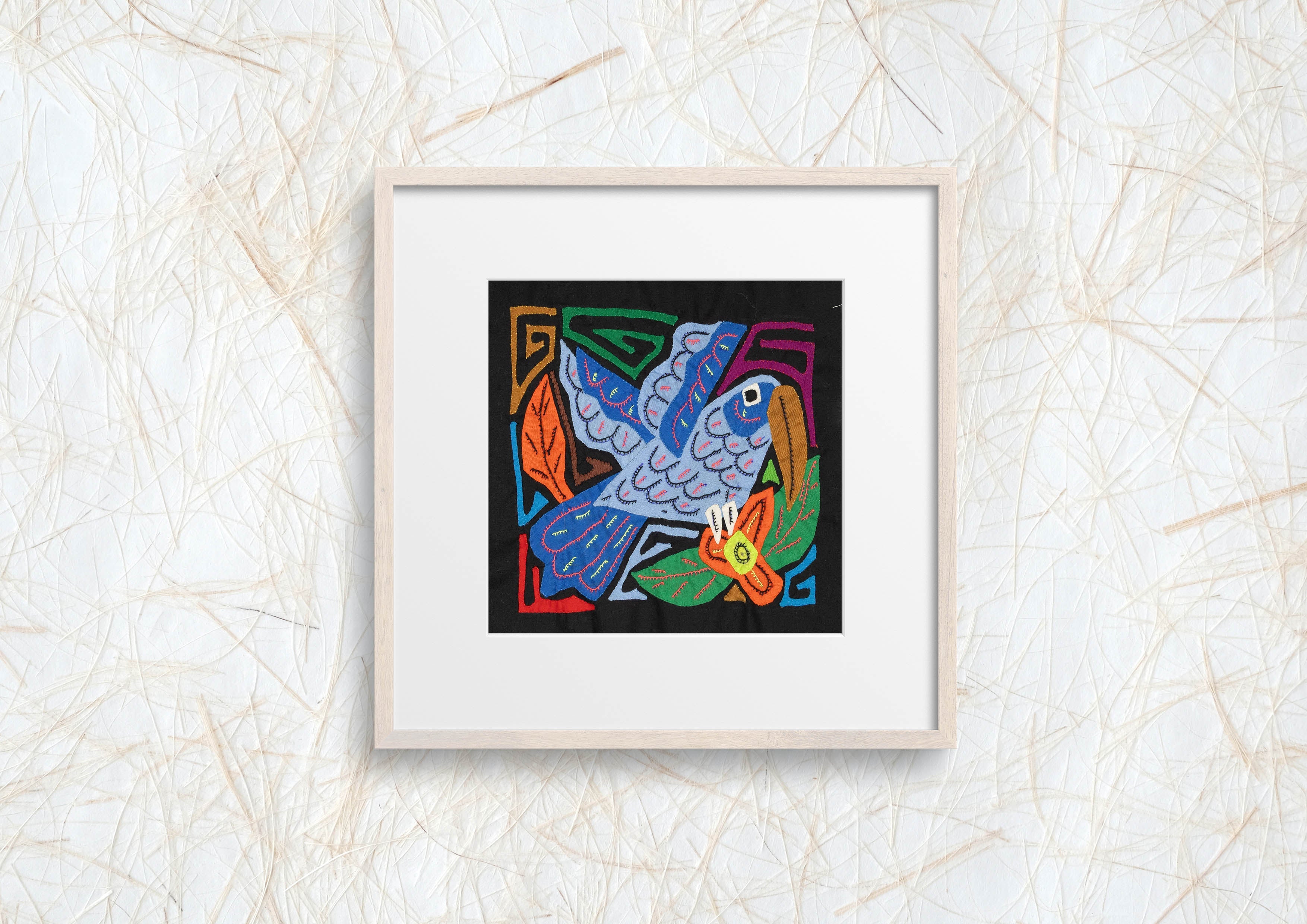 Multi-Color Bird Blue Molita
