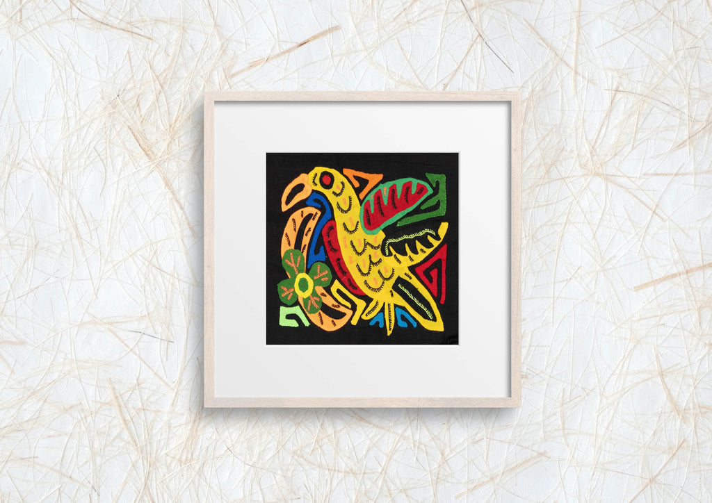 Multicolor Yellow Orange And Red Bird Molita