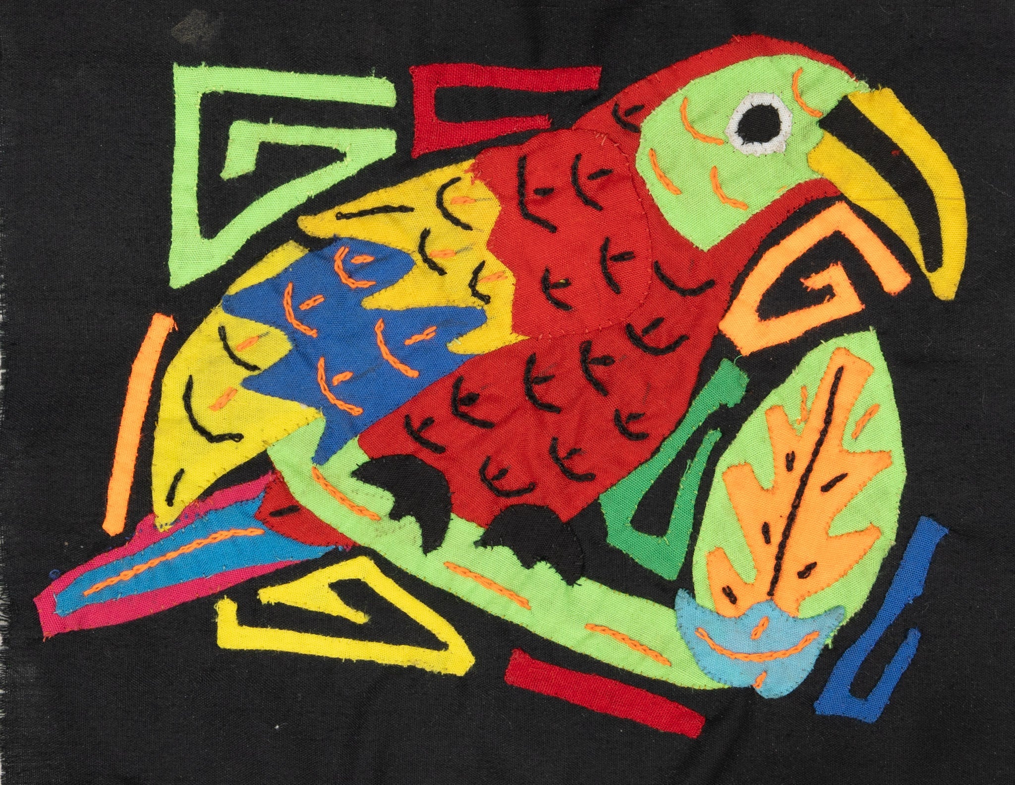 Multicolor Yellow Blue And Red Molita