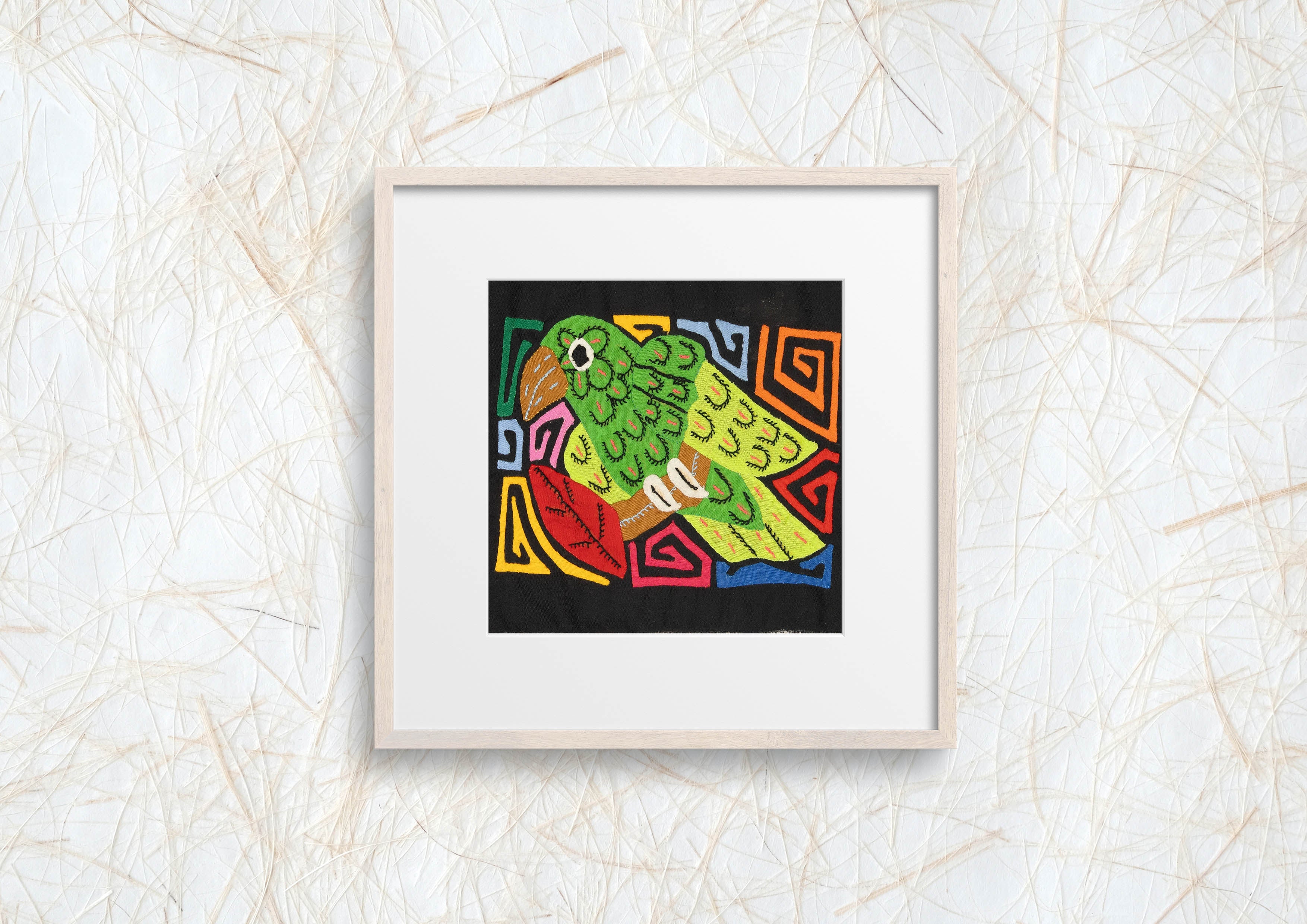Multicolor Red Abd Green Bird Molita
