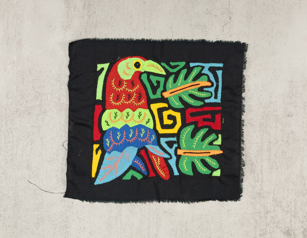 Multicolor Red Green And Blue Bird Molita