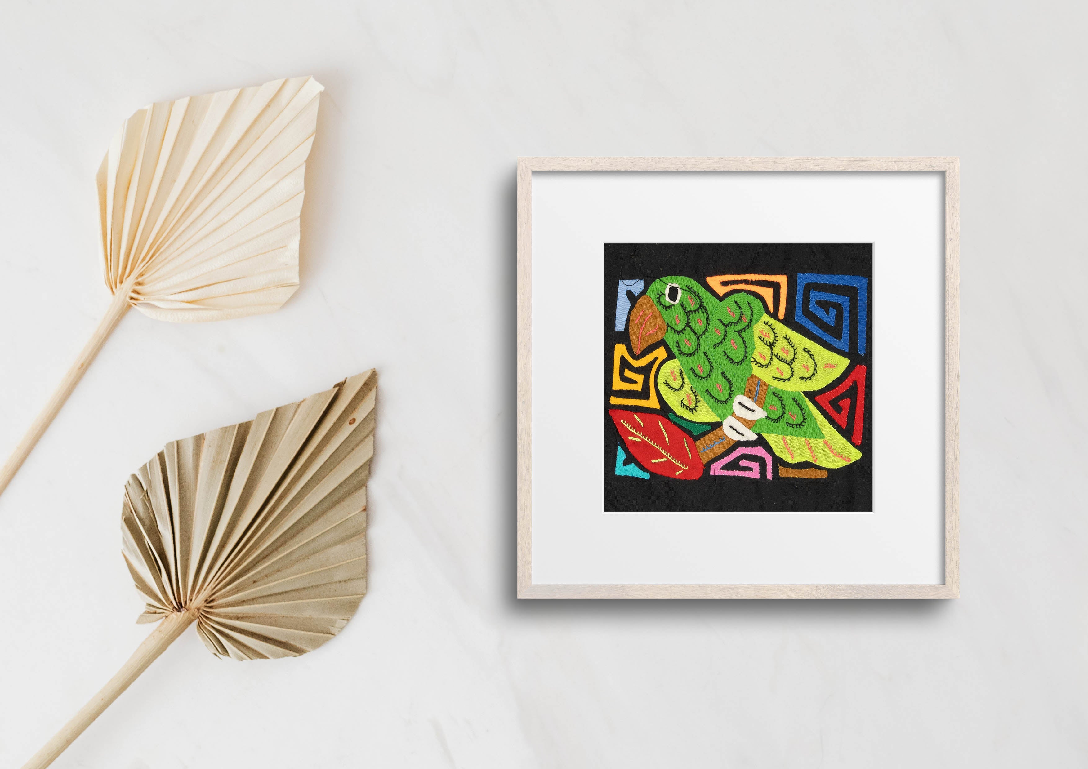 Multicolor Red And Green Bird Molita