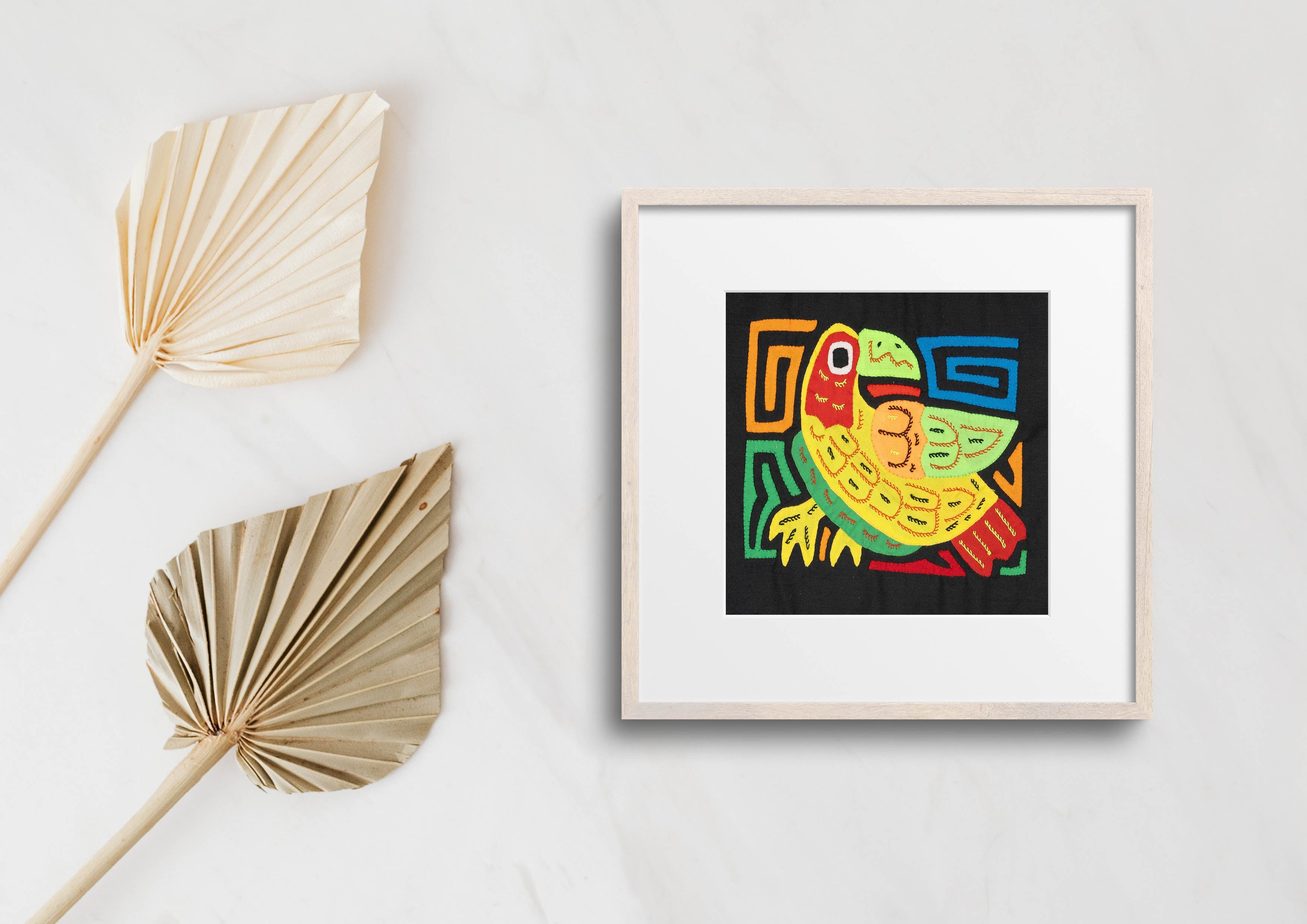 Multicolor Yellow Green And Red Bird Molita
