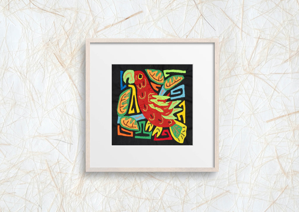 Multicolor Orange And Red Bird Molita