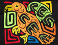 Multicolor Orange And Green Bird Molita