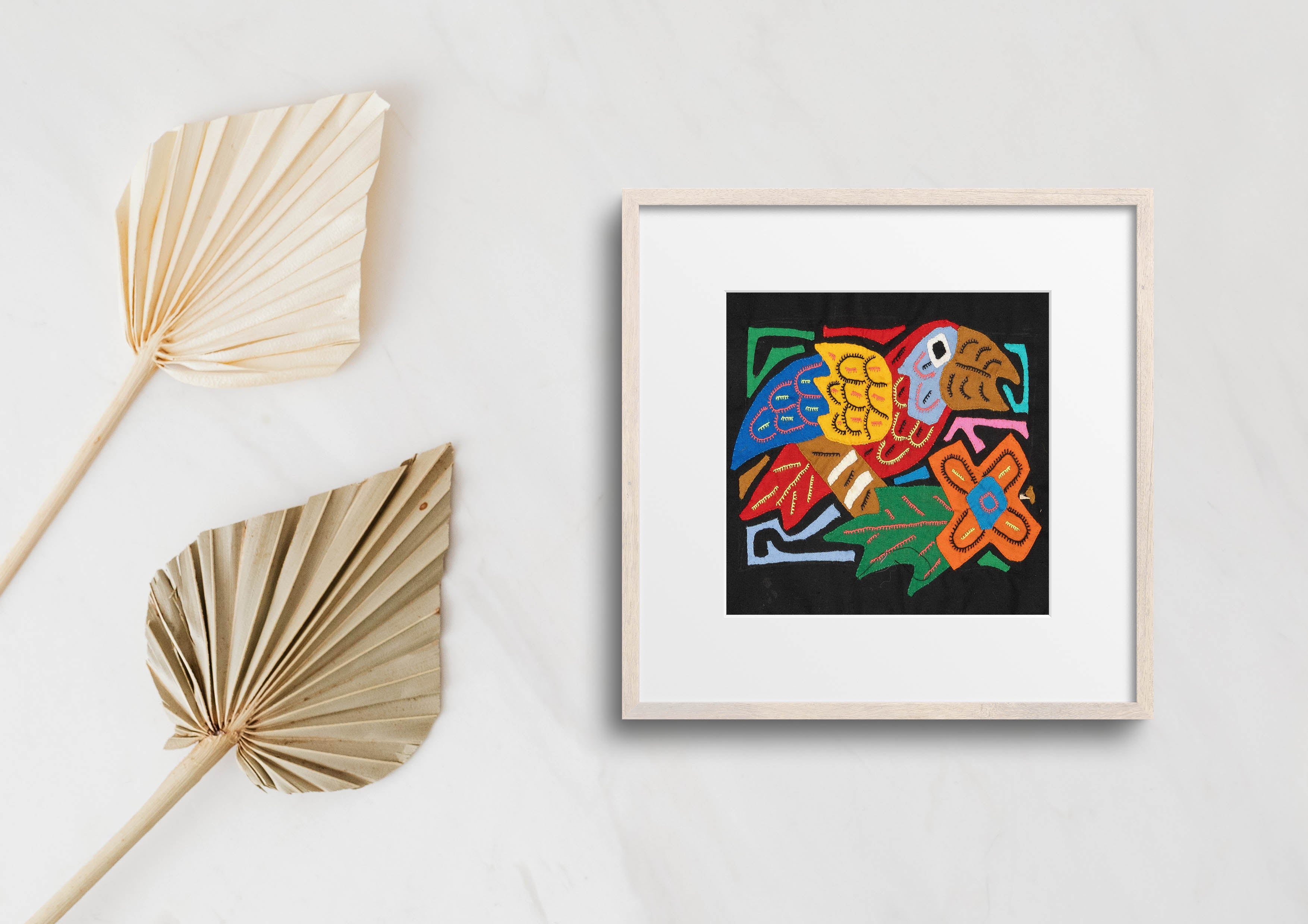Multicolor Red Yellow And Blue Bird Molita