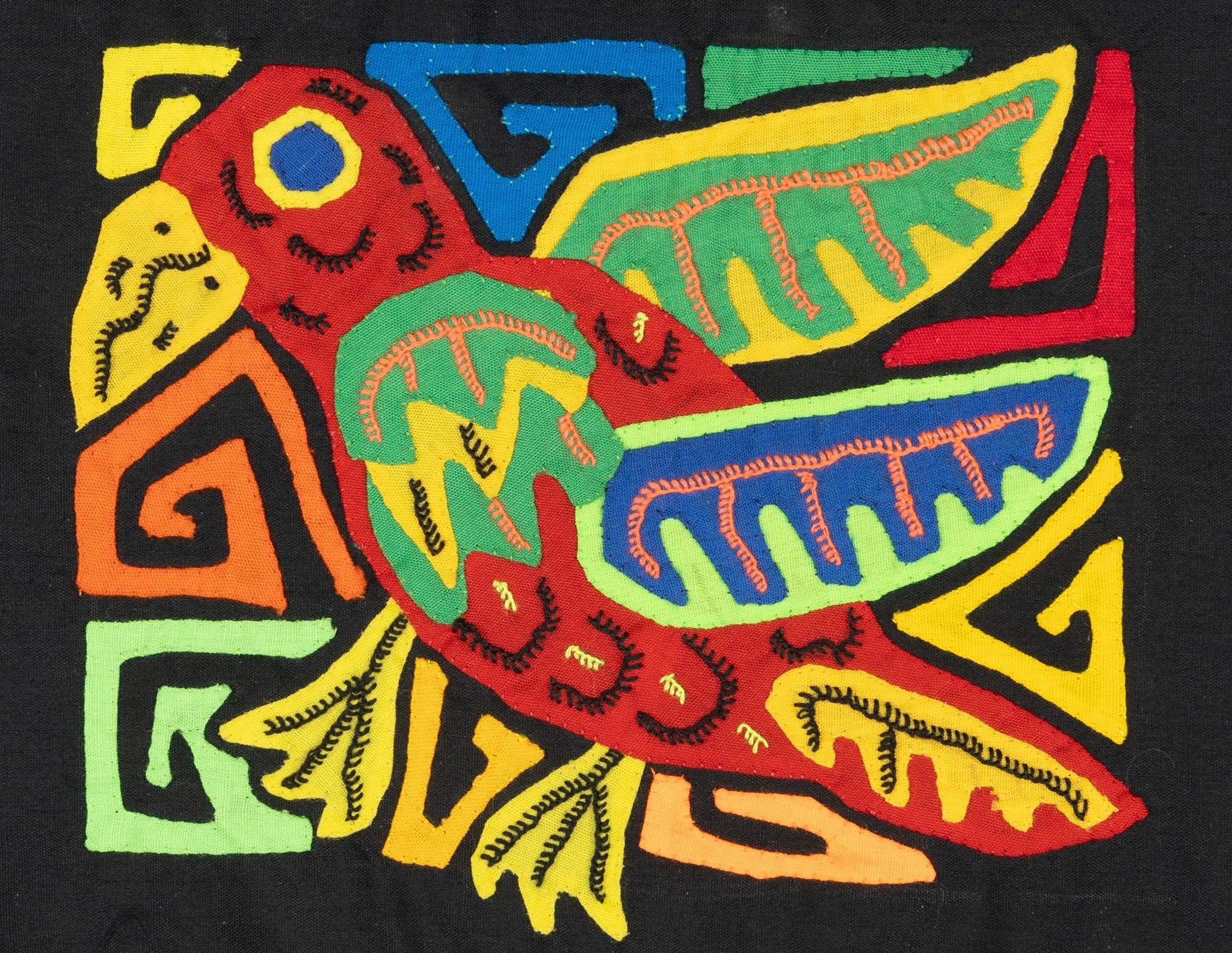 Multicolor Red yellow And Green Molita