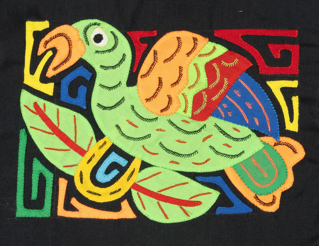 Multicolor Green And Orange Bird Molita