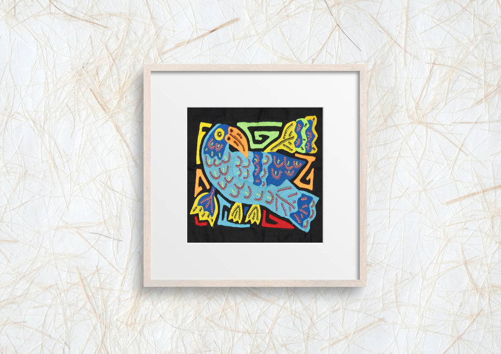 Multicolor Orange Yellow And Blue Bird Molita
