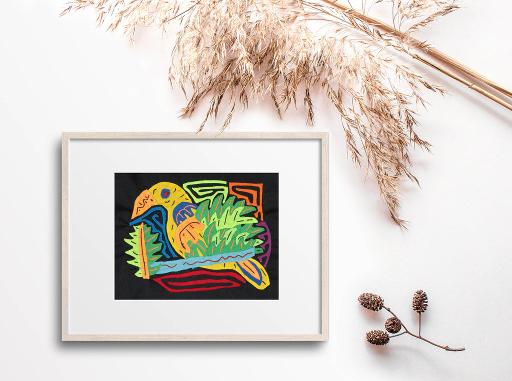Multicolor Green Orange And Yellow Molita
