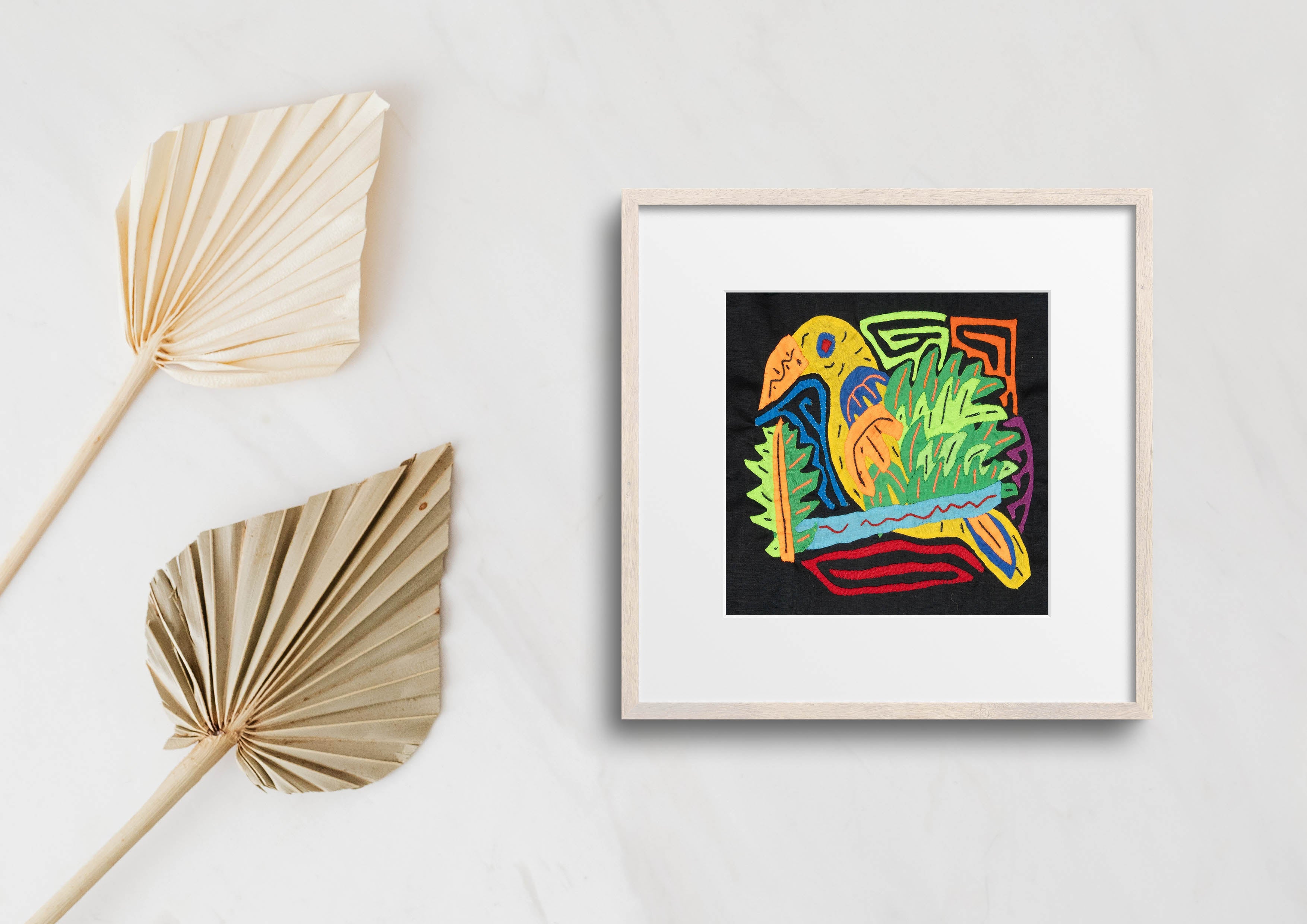 Multicolor Green Orange And Yellow Molita