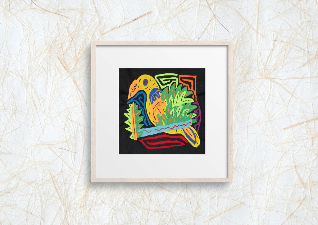 Multicolor Green Orange And Yellow Molita