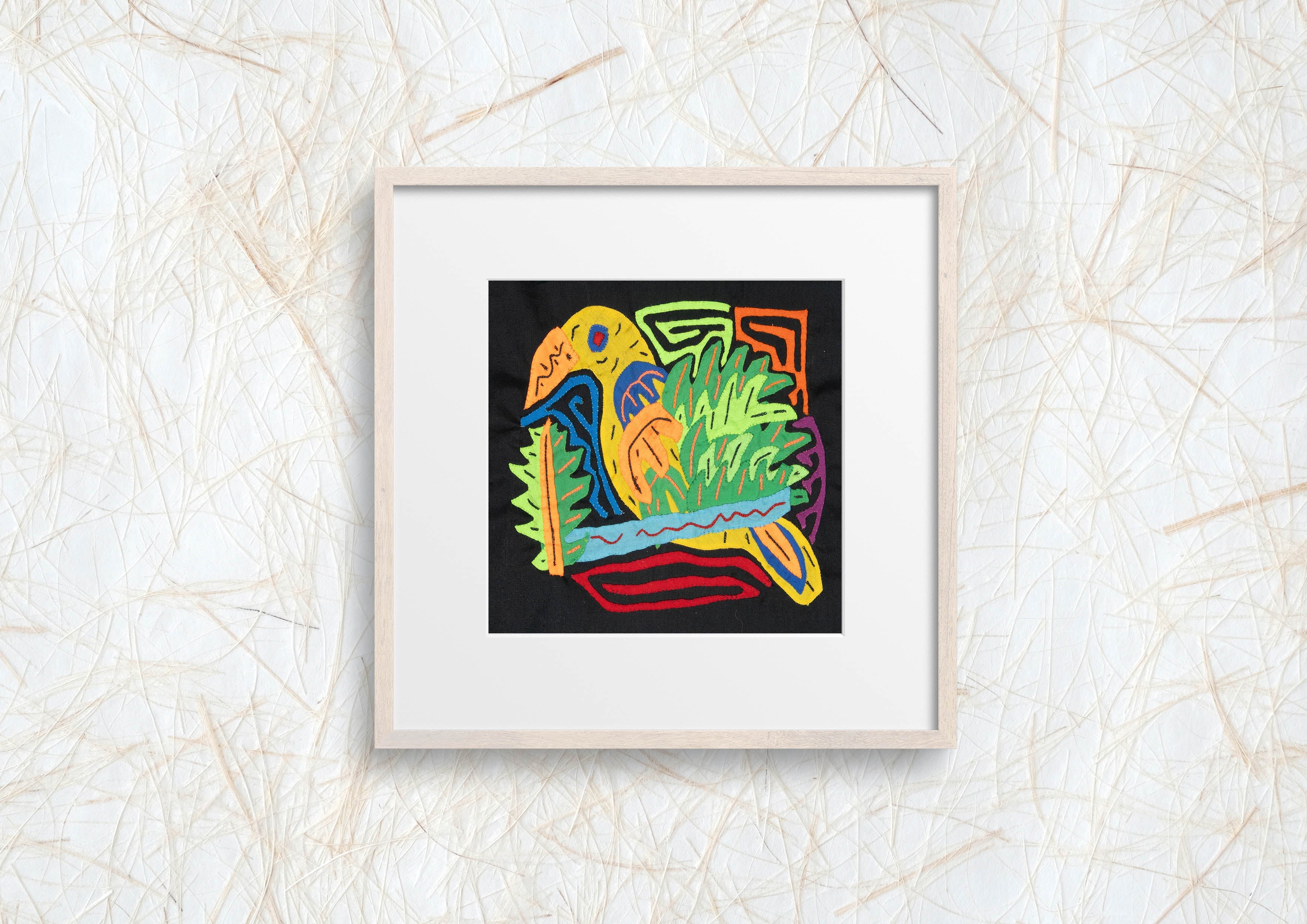 Multicolor Green Orange And Yellow Molita