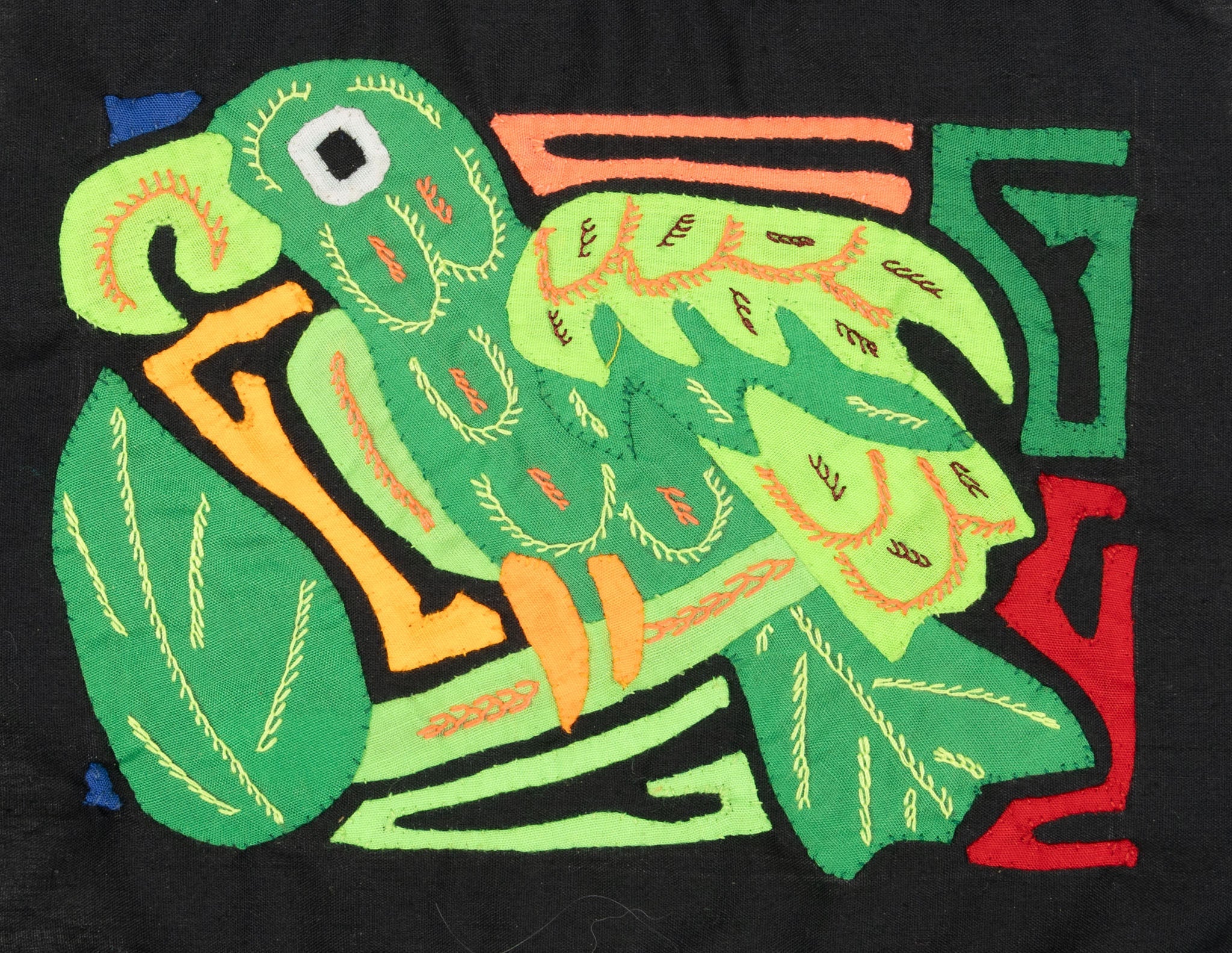 Multicolor Orange And Green Bird Molita