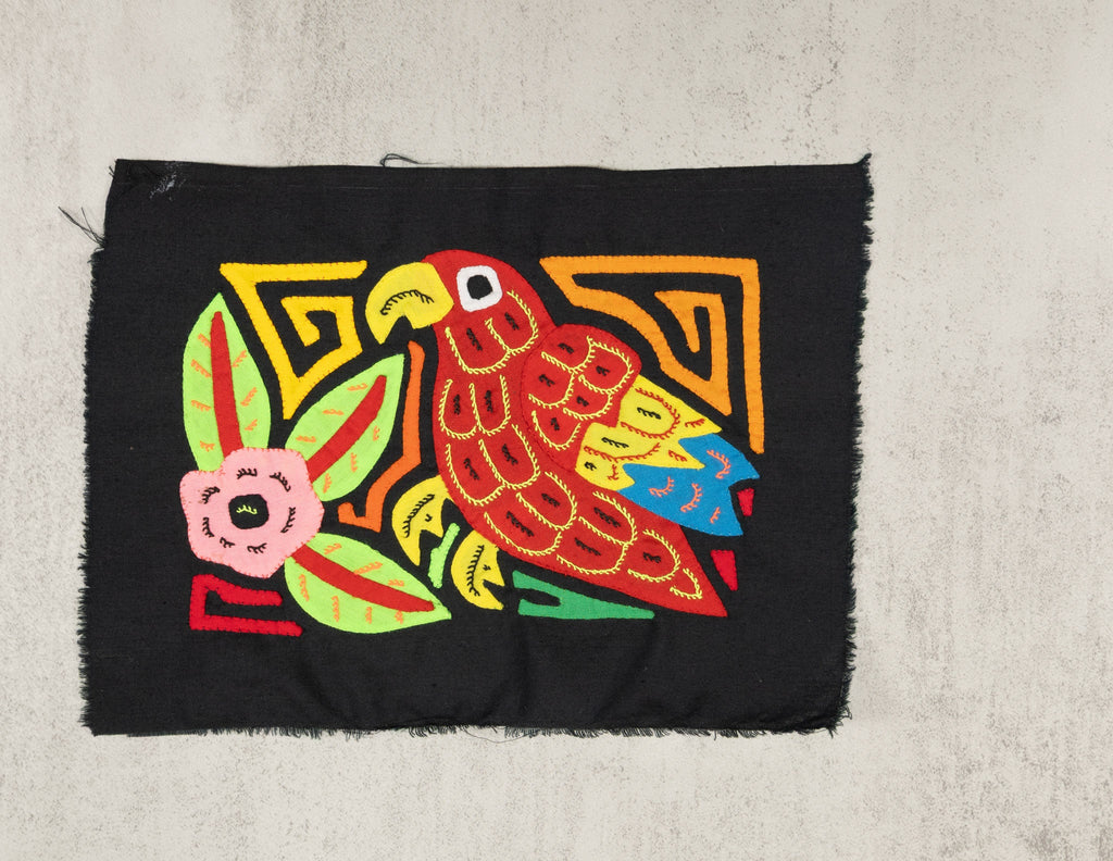Multicolor Blue And Red Bird Molita