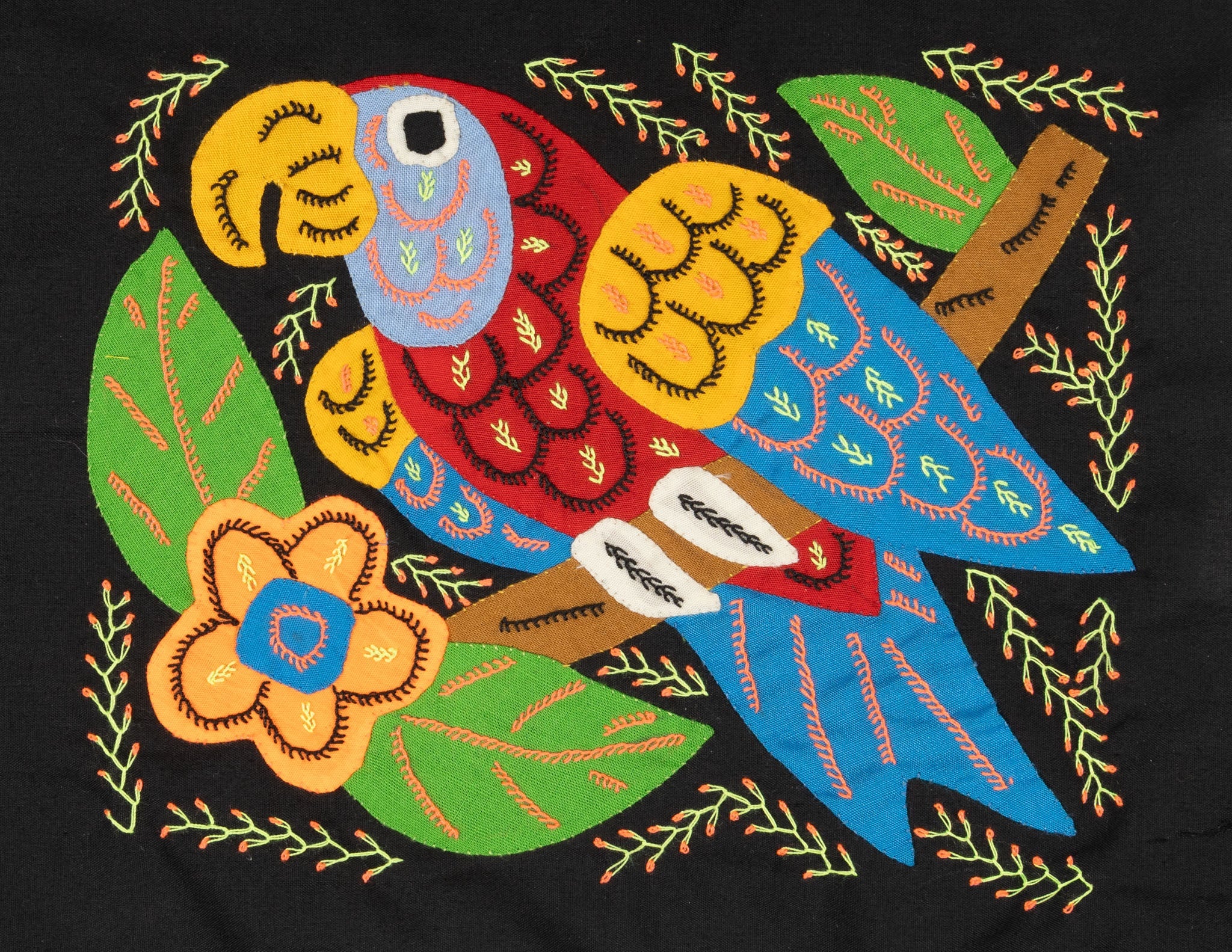 Multicolor Parrot Bird Red And Blue Molita