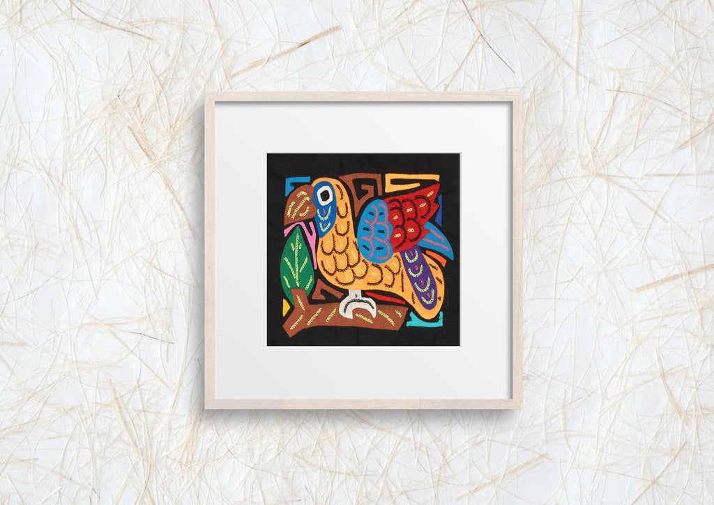 Multicolor Orange And Blue Molita
