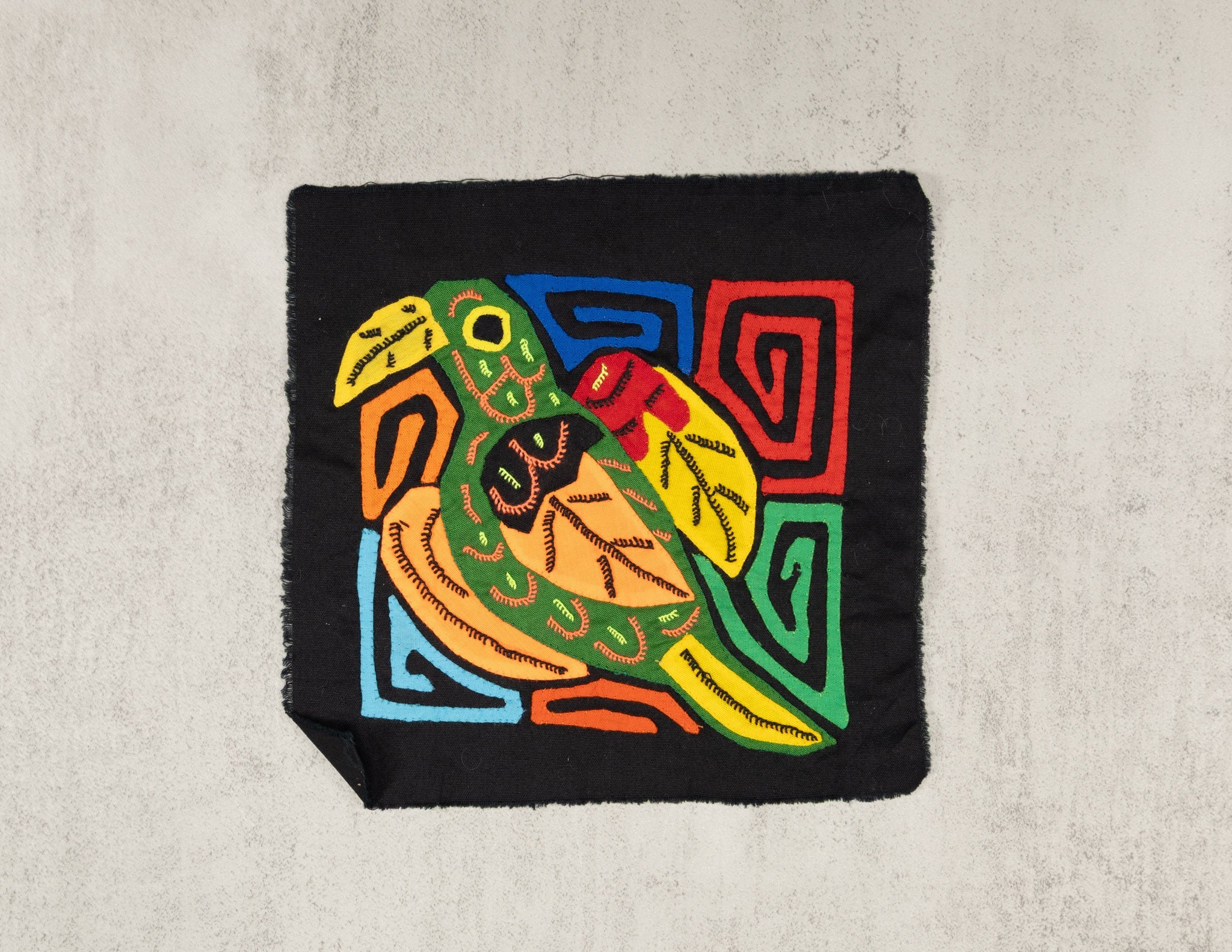 Multicolor Orange And Green Bird Molita