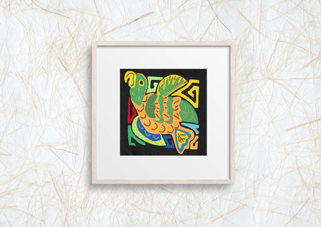 Multicolor Orange And Green Bird Molita