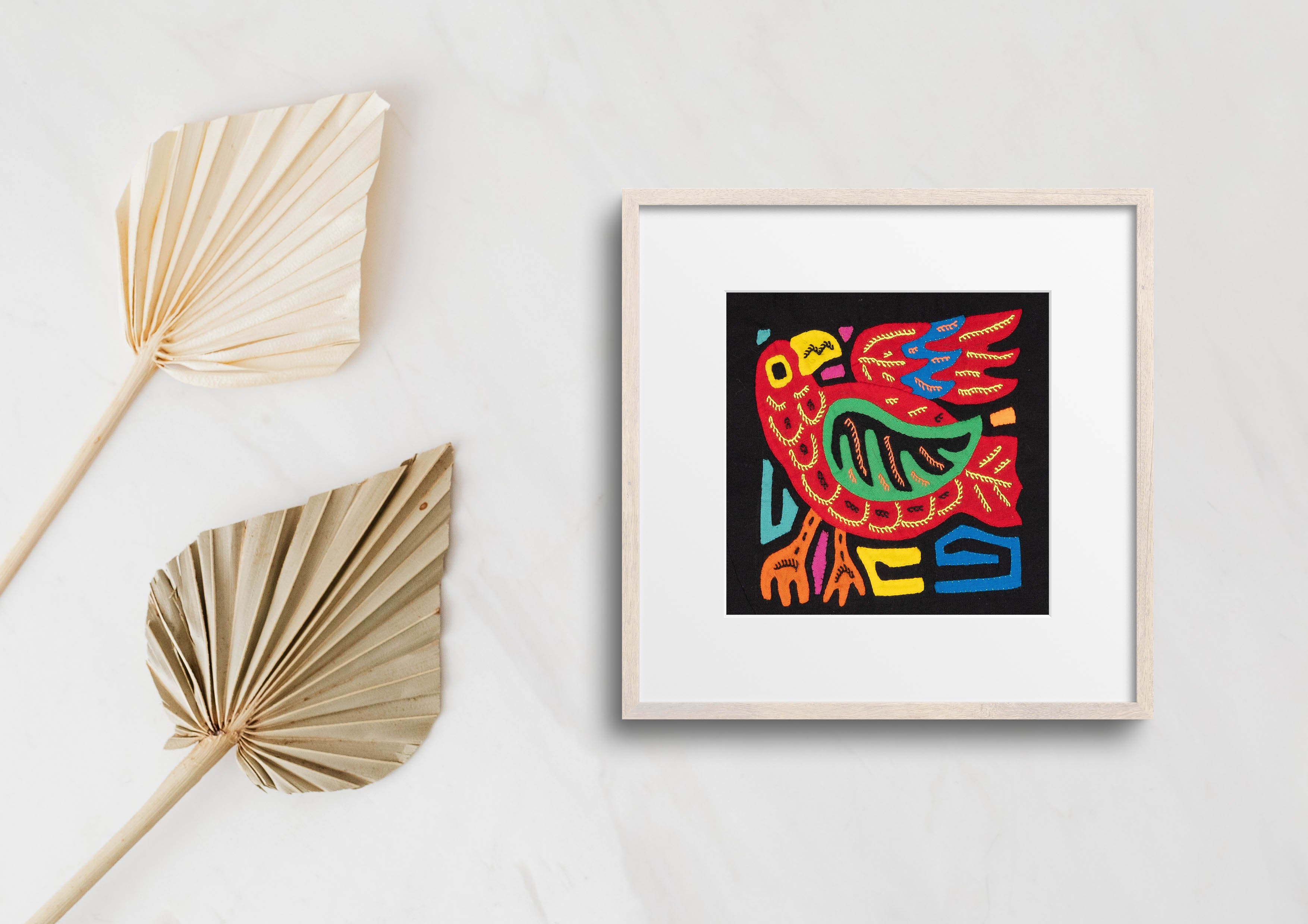 Multicolor Red And Green Bird Molita