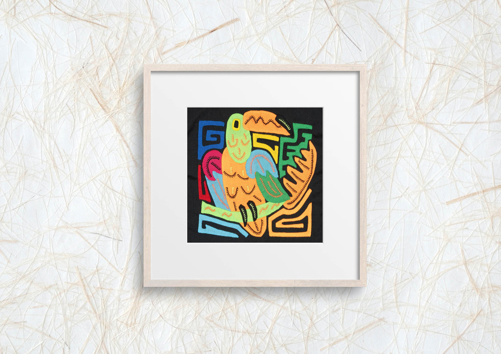 Multicolor Orange Green And Blue Molita